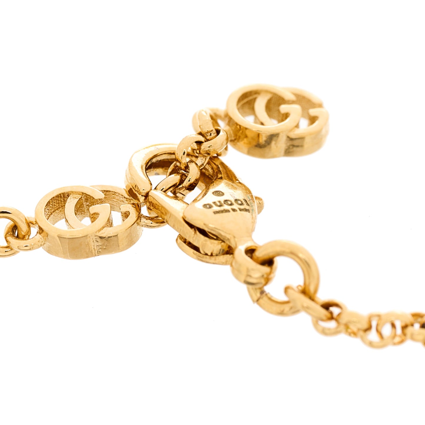 Metal Enamel GG Candy Bracelet