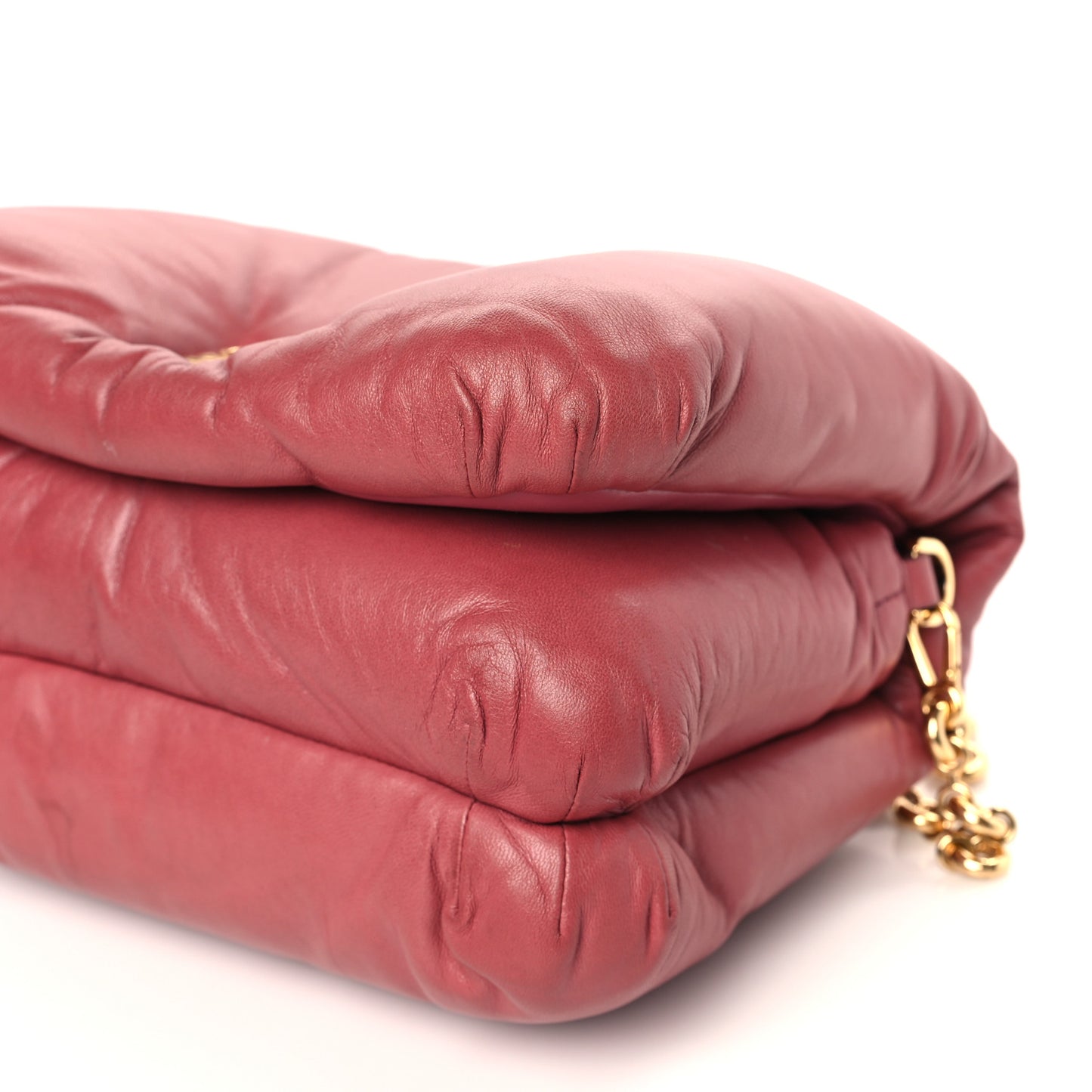 Lambskin Goya Puffer Bag Plumrose