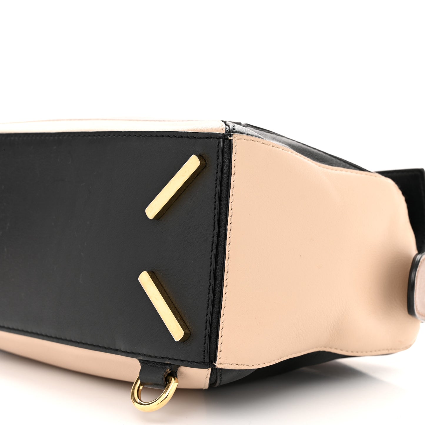 Calfskin Small Puzzle Bag Sand Hazelnut Ash