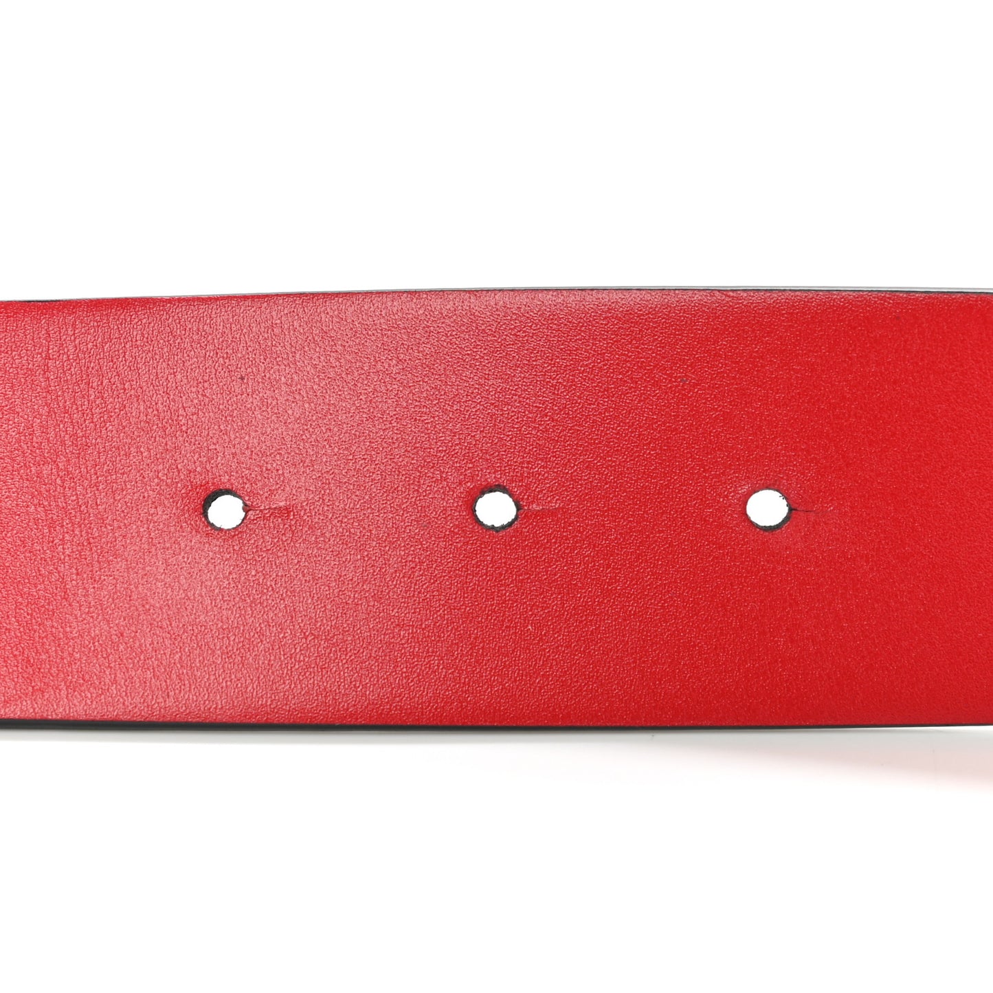Glossy Calfskin VLogo Reversible 70mm Belt Black Rouge Pur