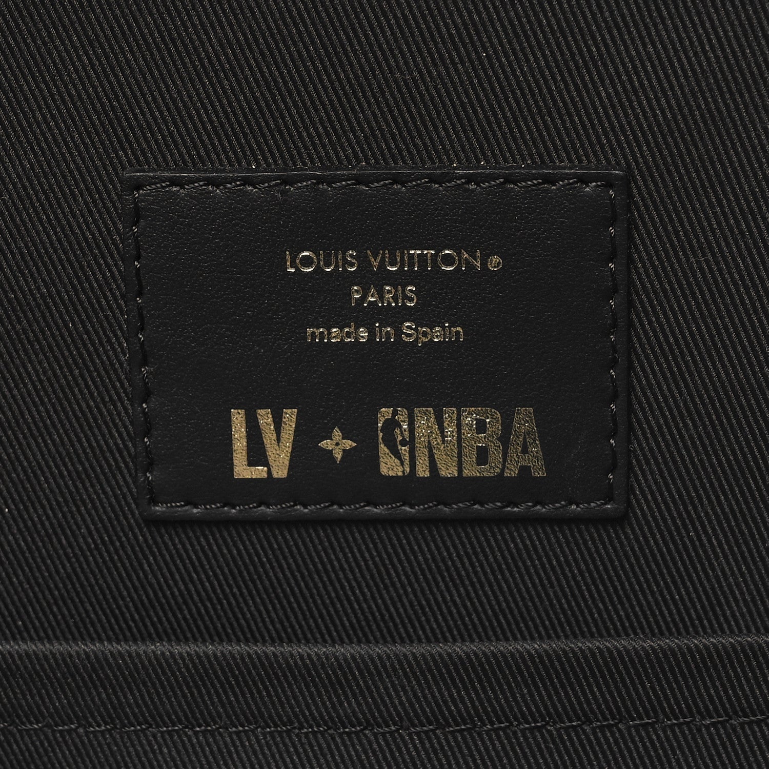 Louis Vuitton X NBA Grained Calfskin Monogram Basketball Backpack Black 6 of 10