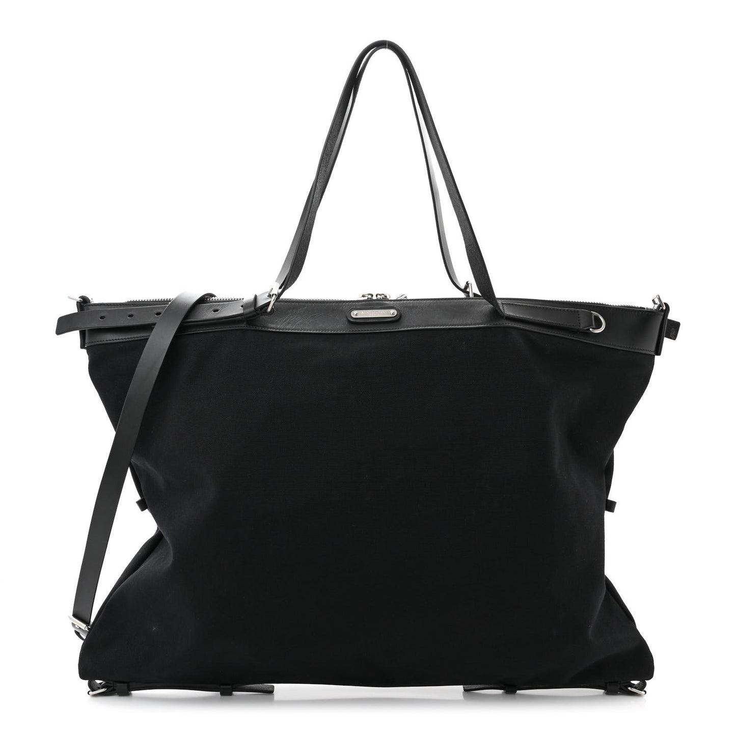 Canvas ID Shopping Bag Black
