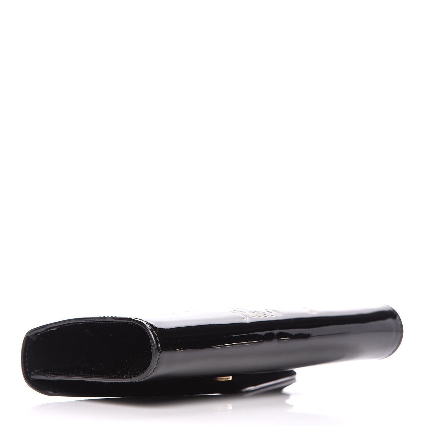 Patent Y-Mail Clutch Black