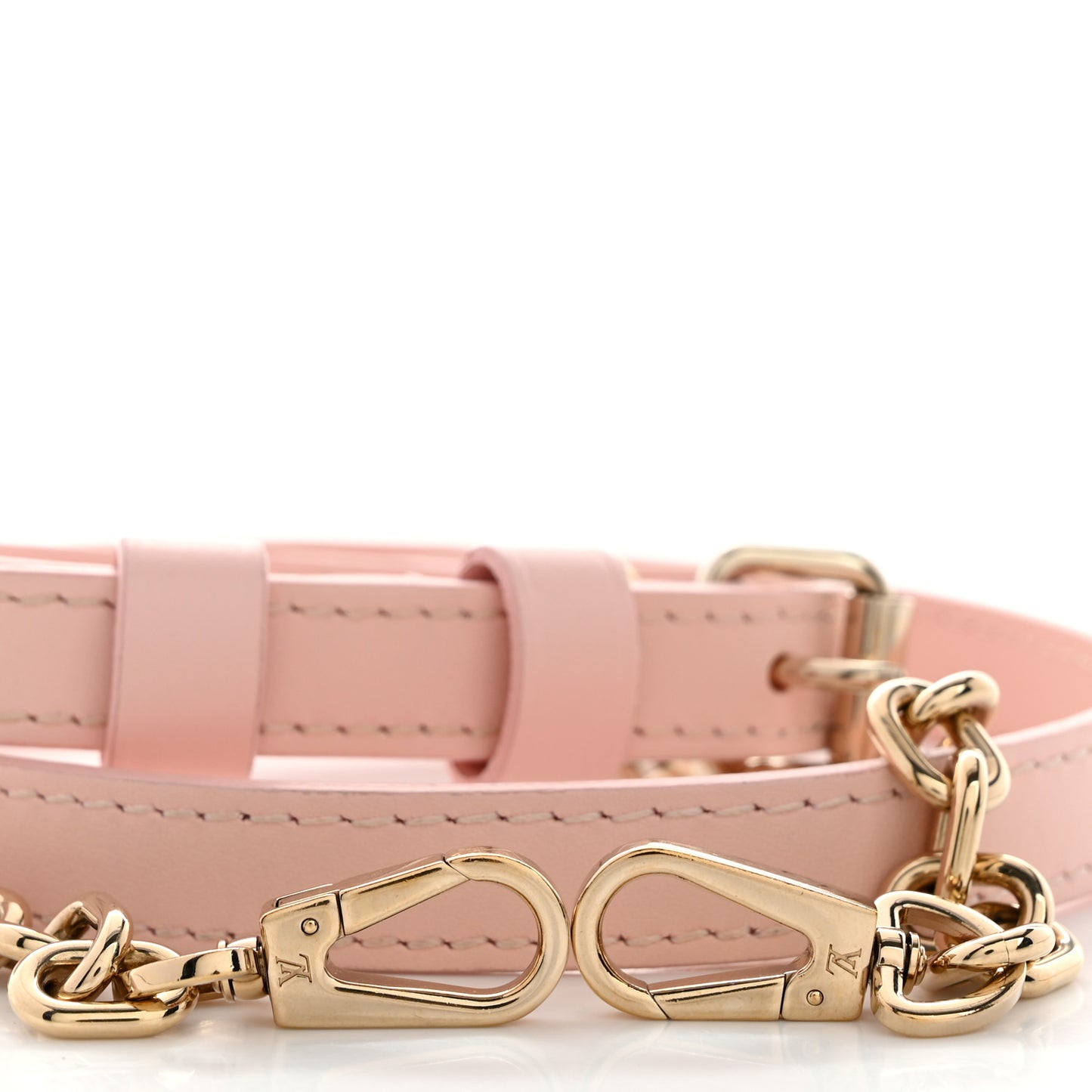 Calfskin Speedy Bandouliere 20 Shoulder Strap Pink Opale