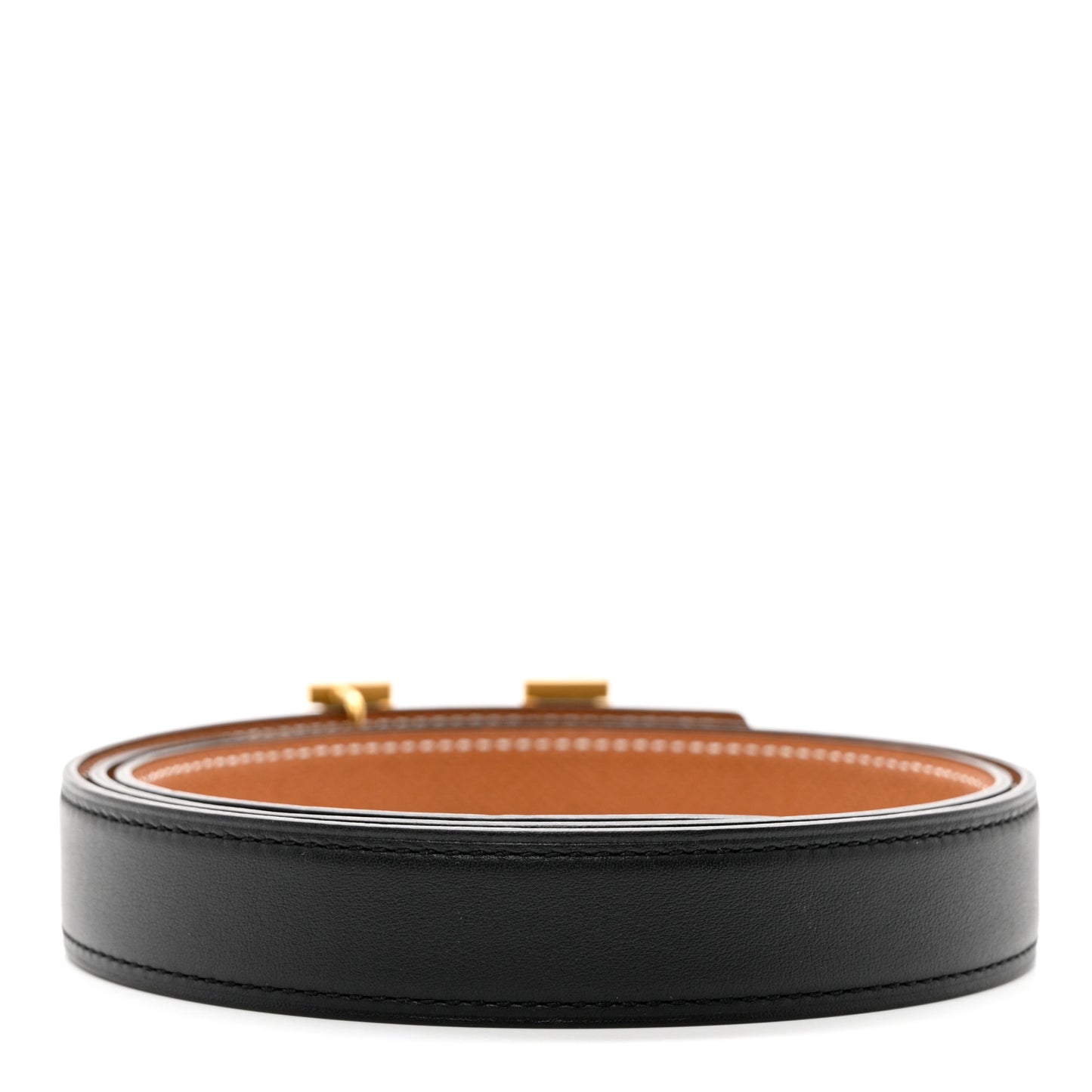 Swift Epsom 24mm Mini H Belt 90 36 Black Gold