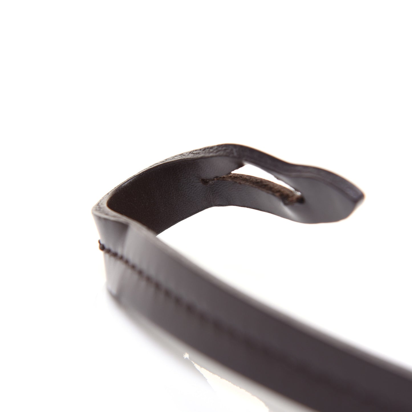 Calfskin Pochette Accessories Strap Brown