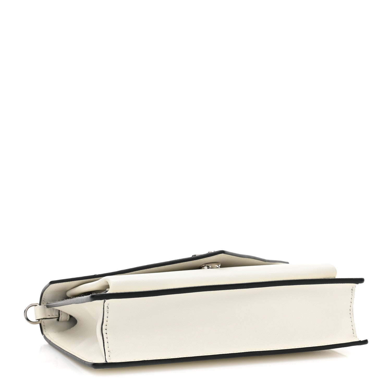 Prada Saffiano City Calfskin Mini Envelope Bag White 3 of 8