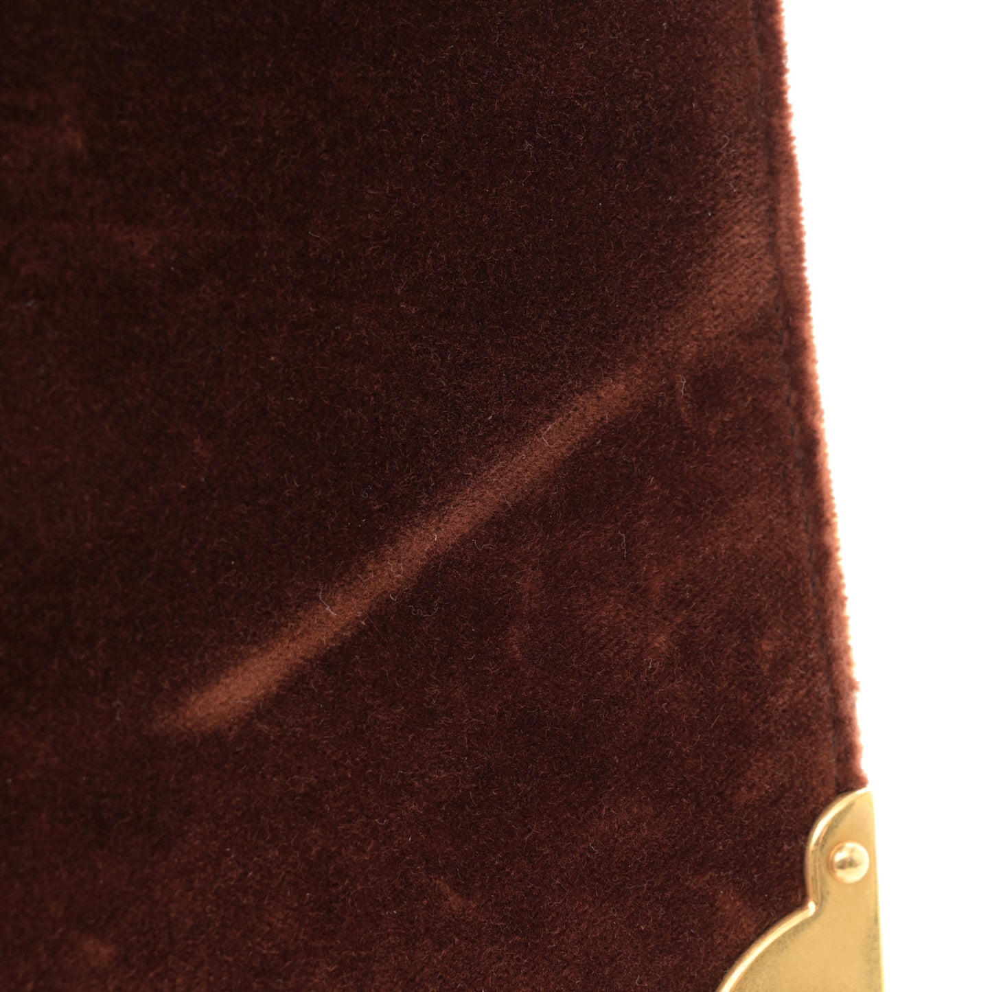 Velluto Lions Head Cahier Shoulder Bag Ambra