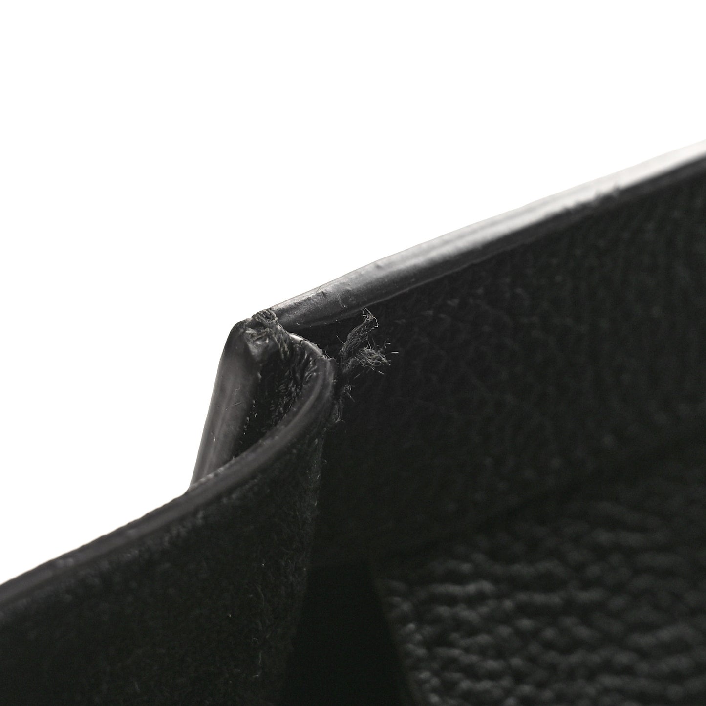 Drummed Calfskin Mini Luggage Black