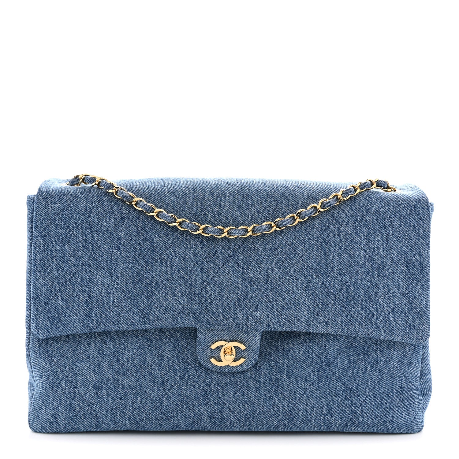 Chanel Denim Souplissimo Maxi Flap Blue 1911738 – FASHIONPHILE