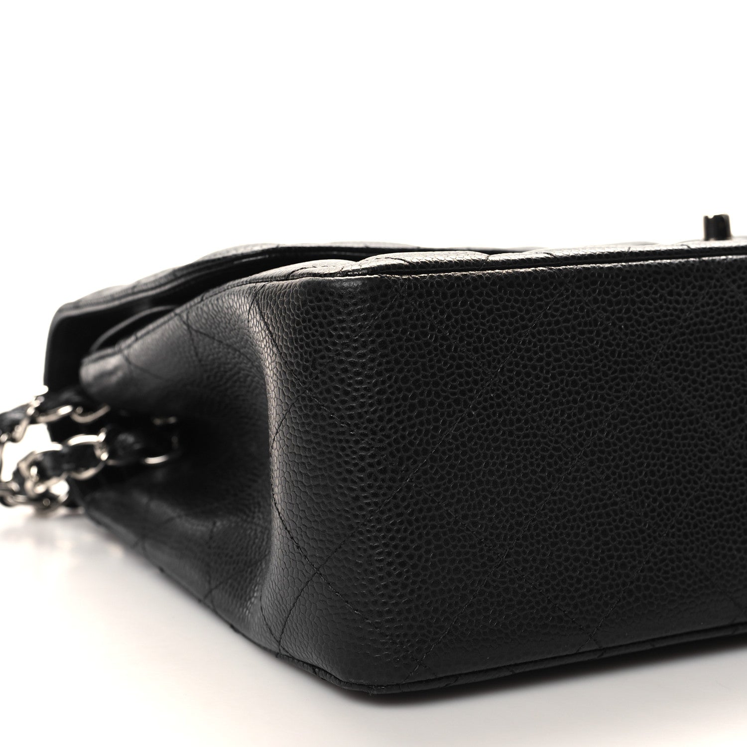 Chanel Caviar Quilted Jumbo Double Flap Black 9 of 12