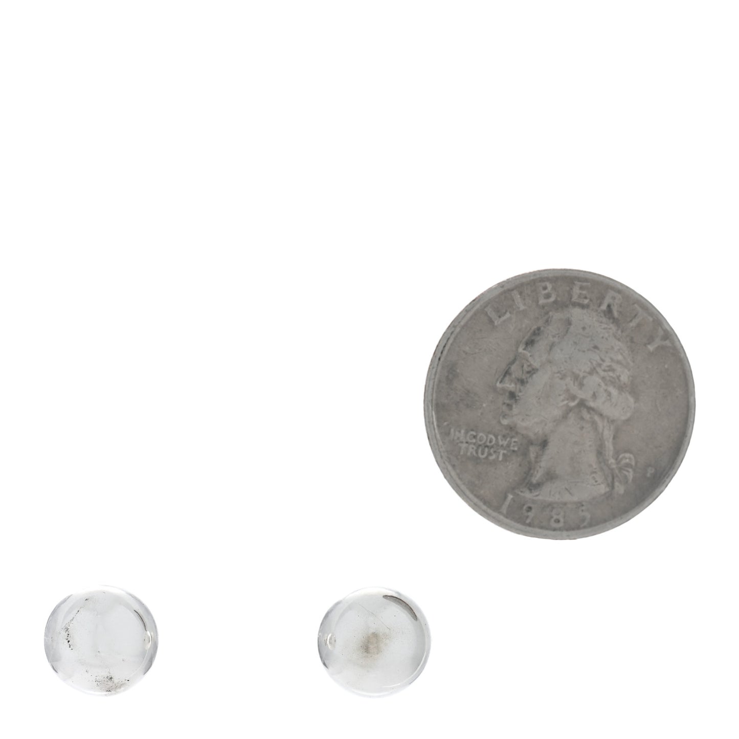 Sterling Silver 10mm HardWear Ball Earrings