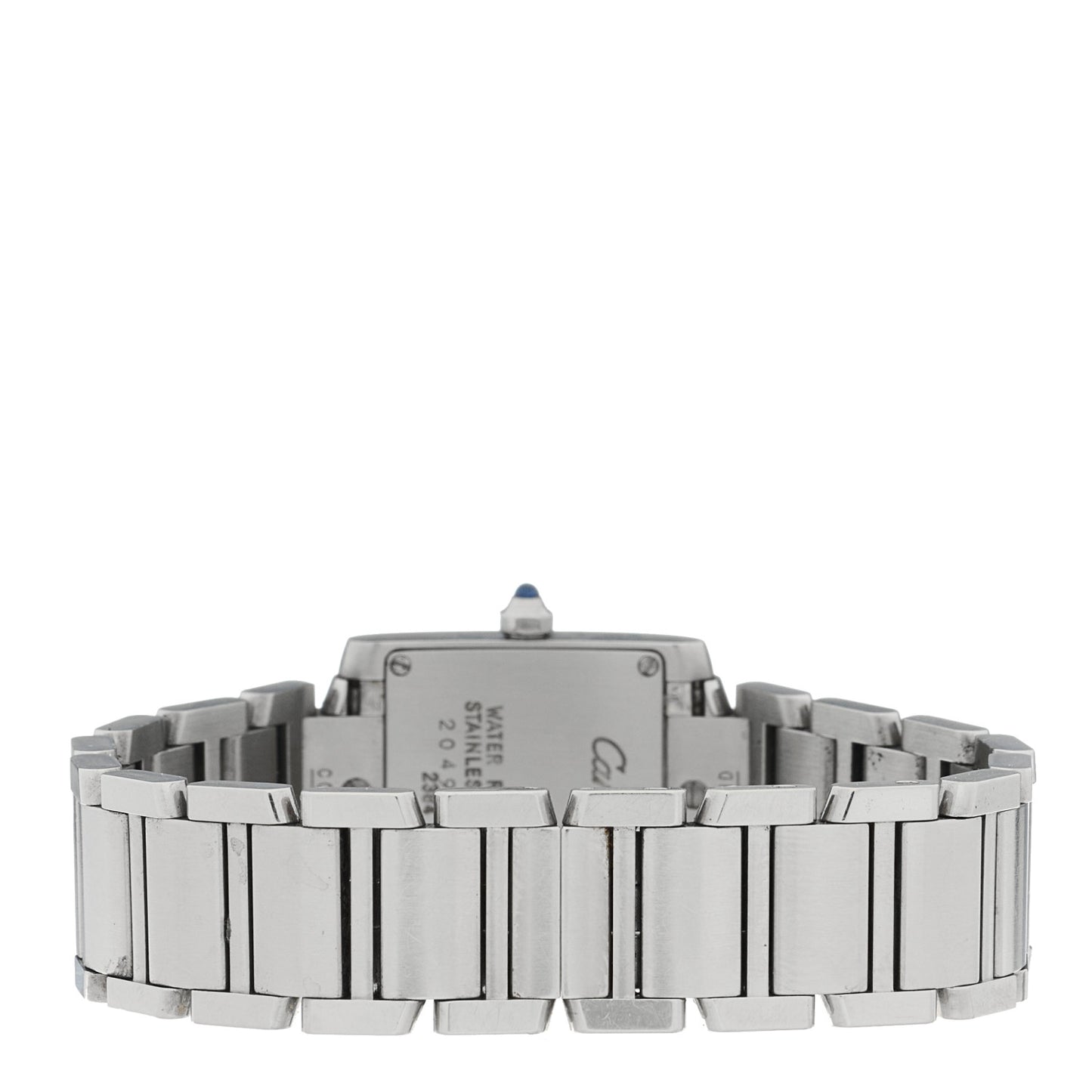 Stainless Steel 20mm Tank Francaise Quartz Watch