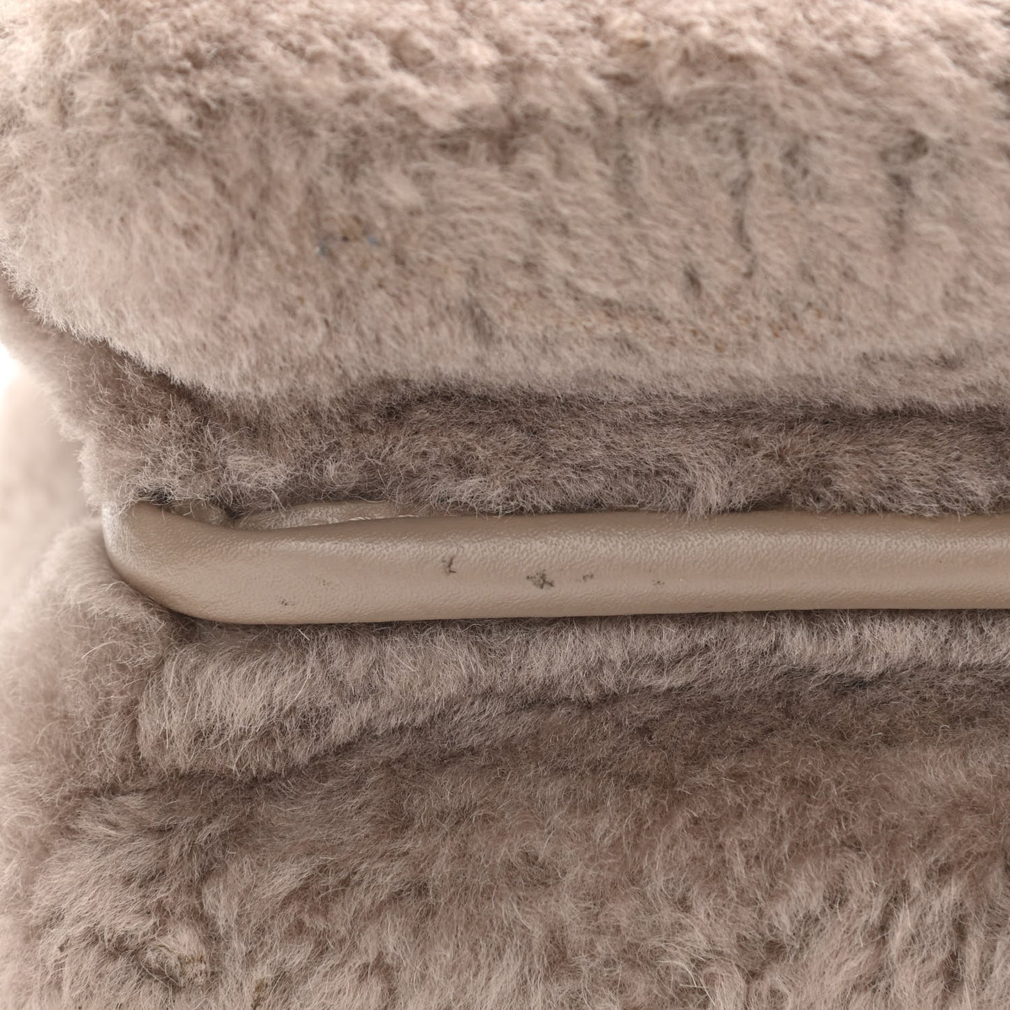 Shearling Calfskin Macro FF 1974 Diagonal Mania Kan I Shoulder Bag Multicolor