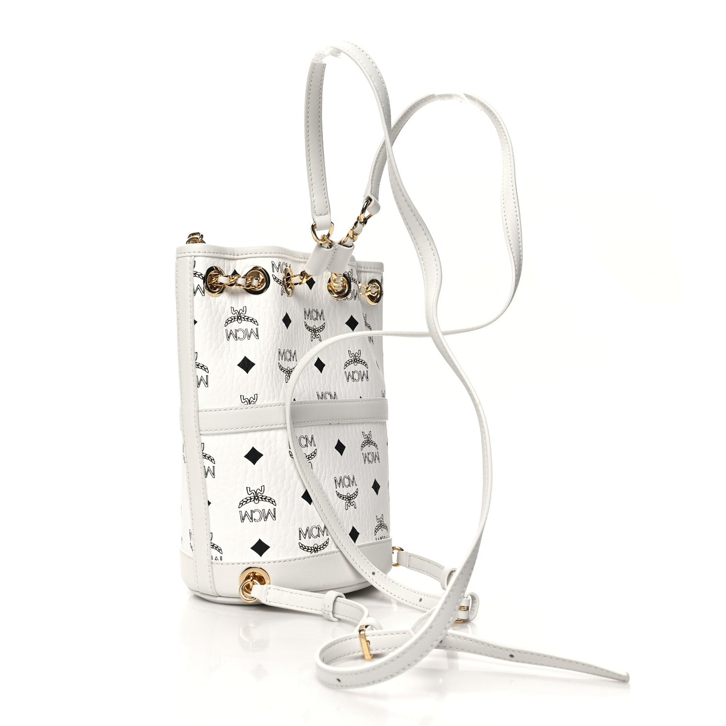 Visetos Aren Mini Chain Backpack White