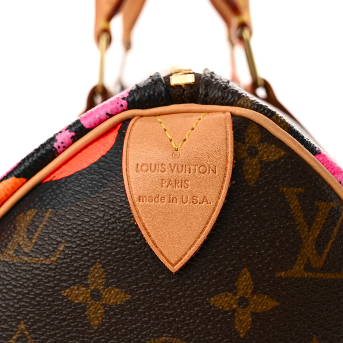 Monogram Roses Speedy 30