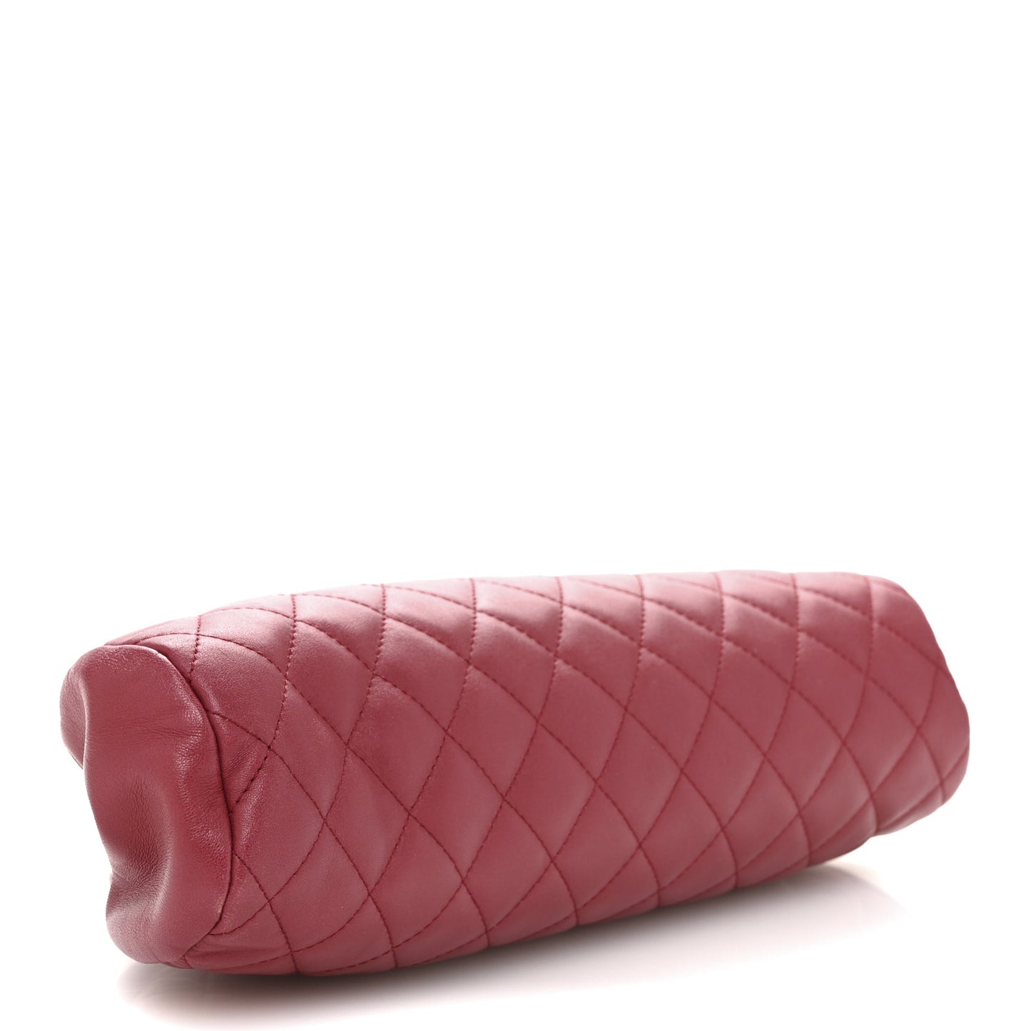 Lambskin Quilted Timeless Clutch Red