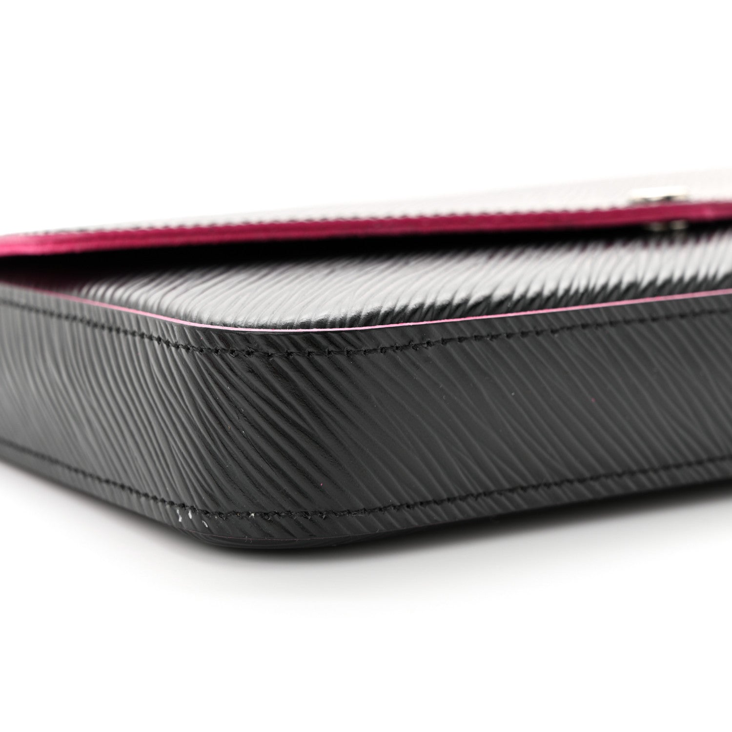 Louis Vuitton Epi Pochette Felicie Black Hot Pink 9 of 10