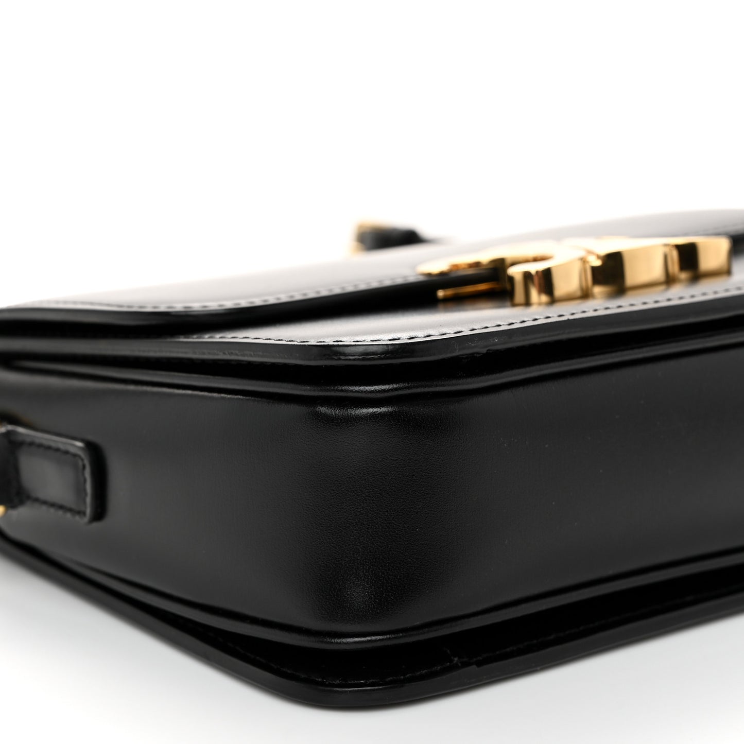 Shiny Calfskin Teen Triomphe Black