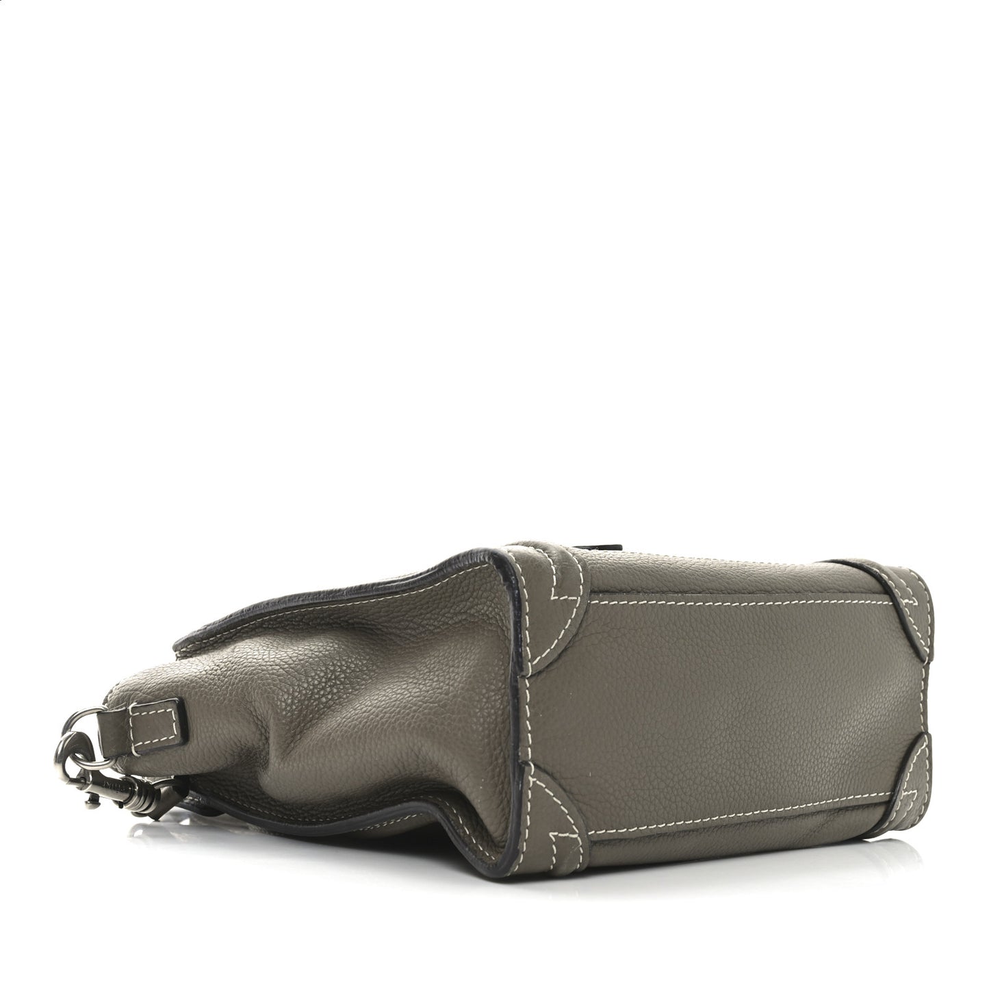 Drummed Calfskin Nano Luggage Souris