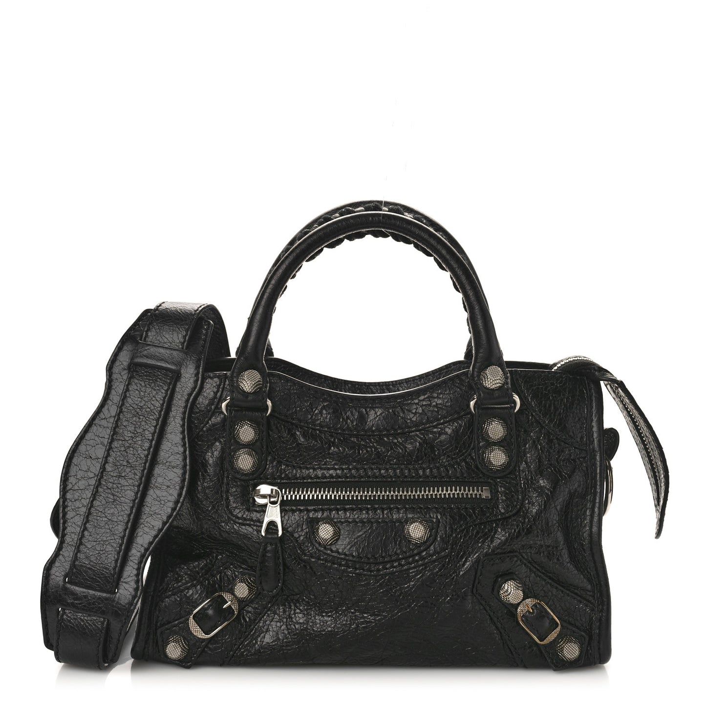 Agneau Giant 12 Silver Hardware Mini City Black