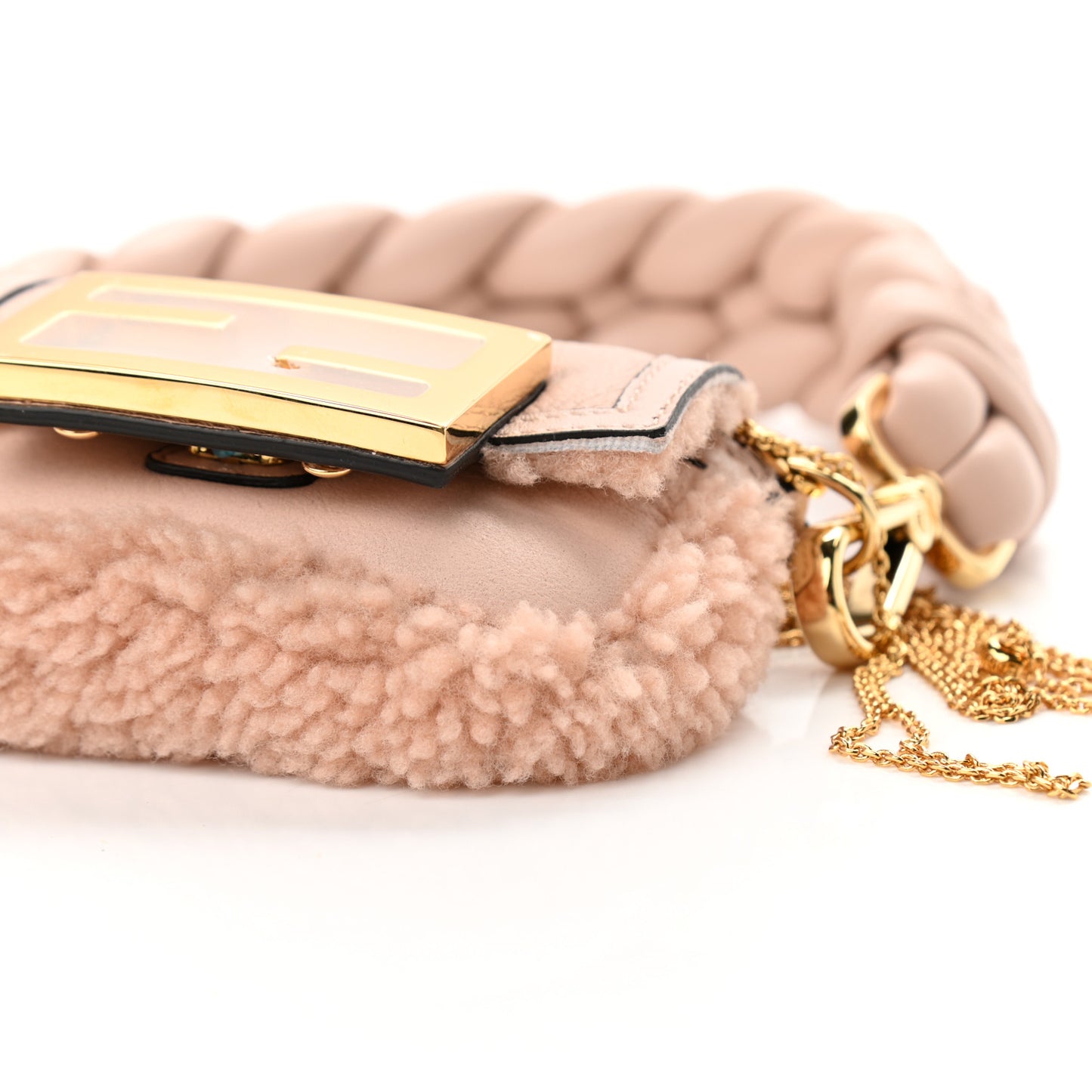 Lambskin Shearling Nano Baguette Maxi Handle Charm Soap
