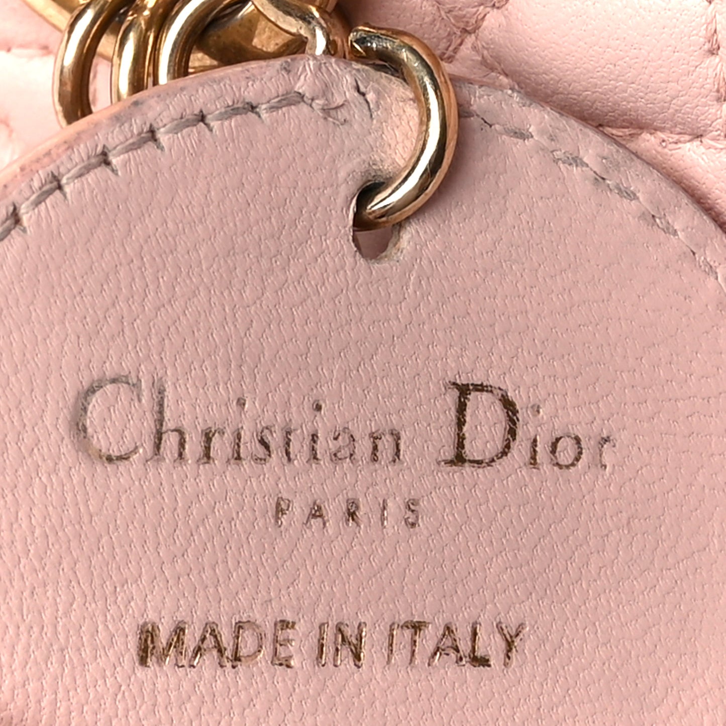 Lambskin Cannage Large Lady Dior Light Pink
