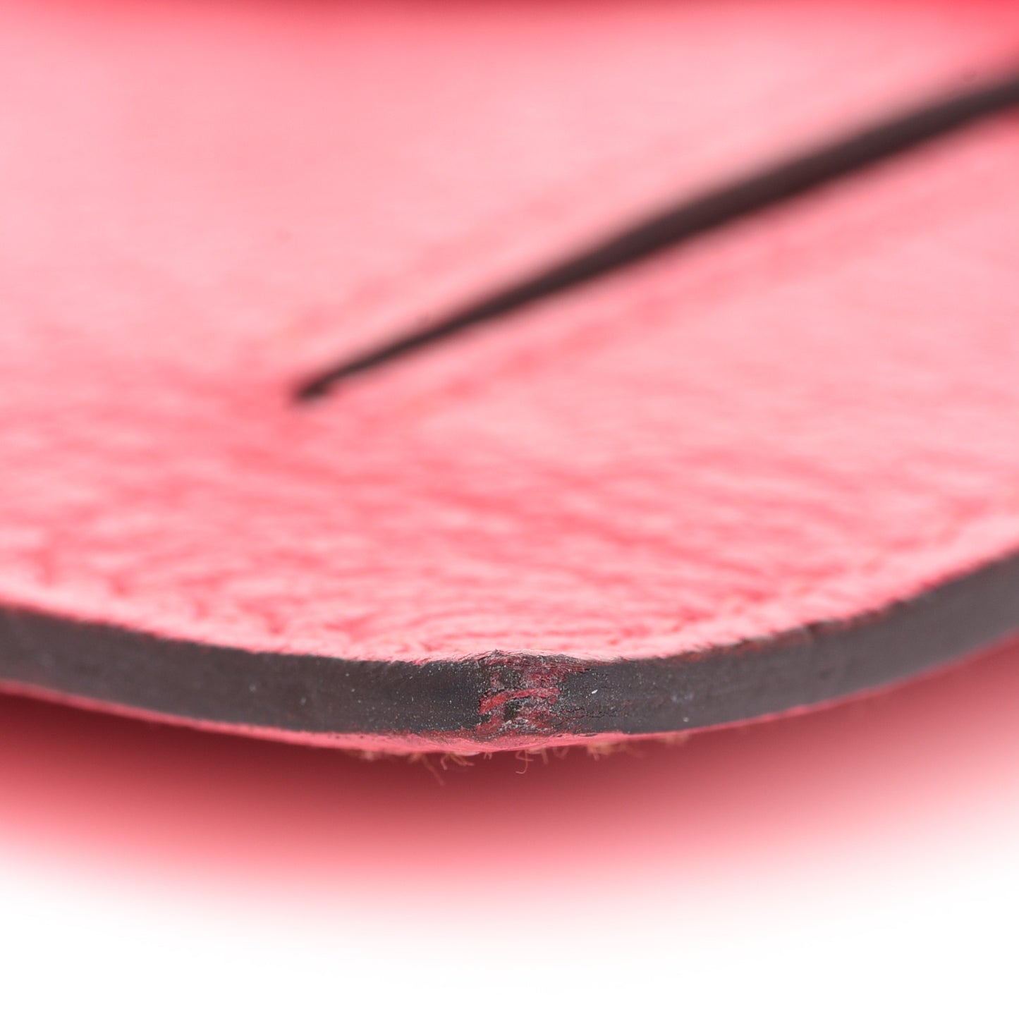 Chevre Mysore Kelly Pocket Compact Wallet Rose Lipstick