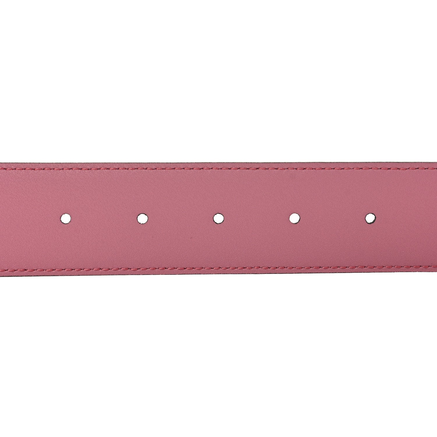 Gucci Moon Calfskin Interlocking G 37mm Belt 90 36 Glossy Pink 4 of 5