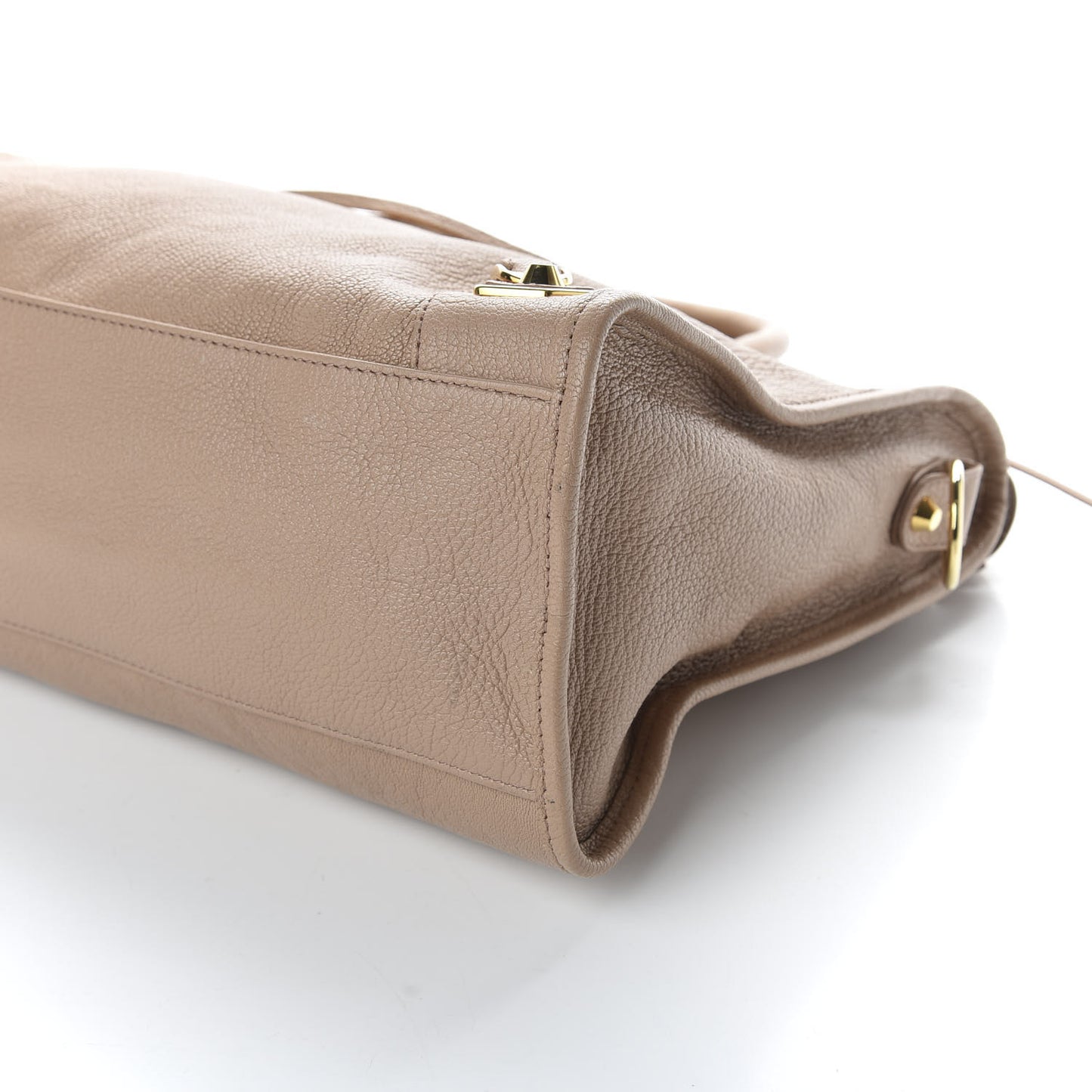 Chevre Gold Metallic Edge Hardware City Rose Des Sables