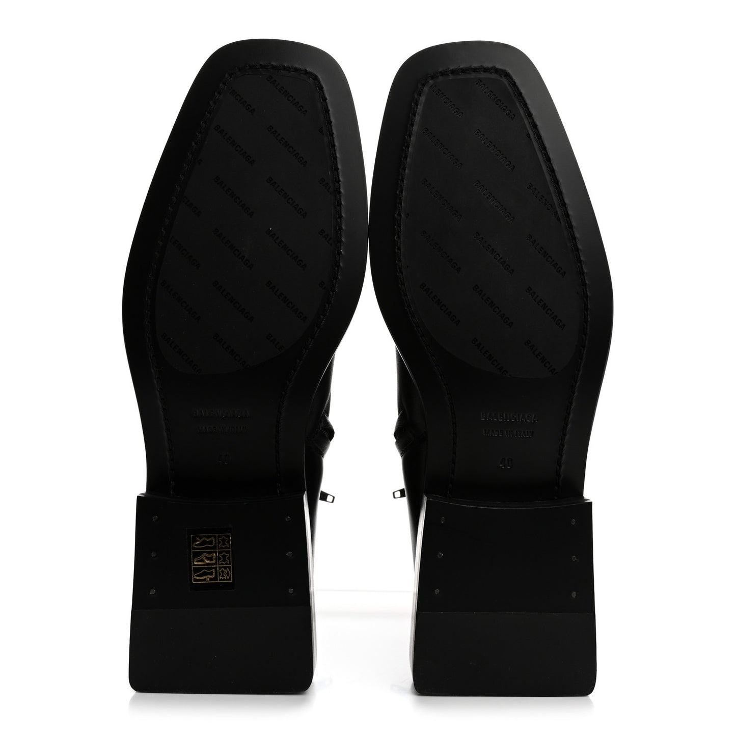 Calfskin Soft Rim Ankle Booties 40 Black