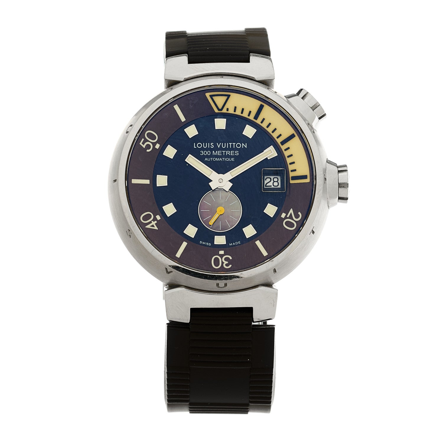 Authentic Louis Vuitton tambour watch in good condition. New Release: Louis Vuitton Tambour Convergence Watches  main image 2