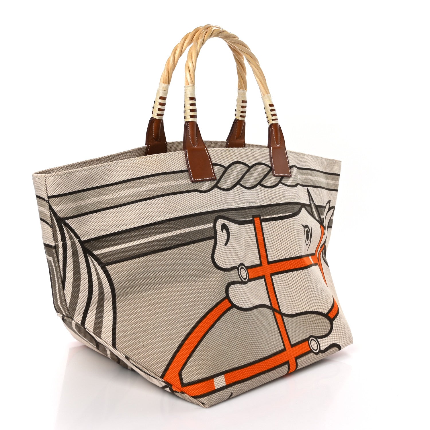 Hermes Toile Sac Steeple Tote 3 of 13