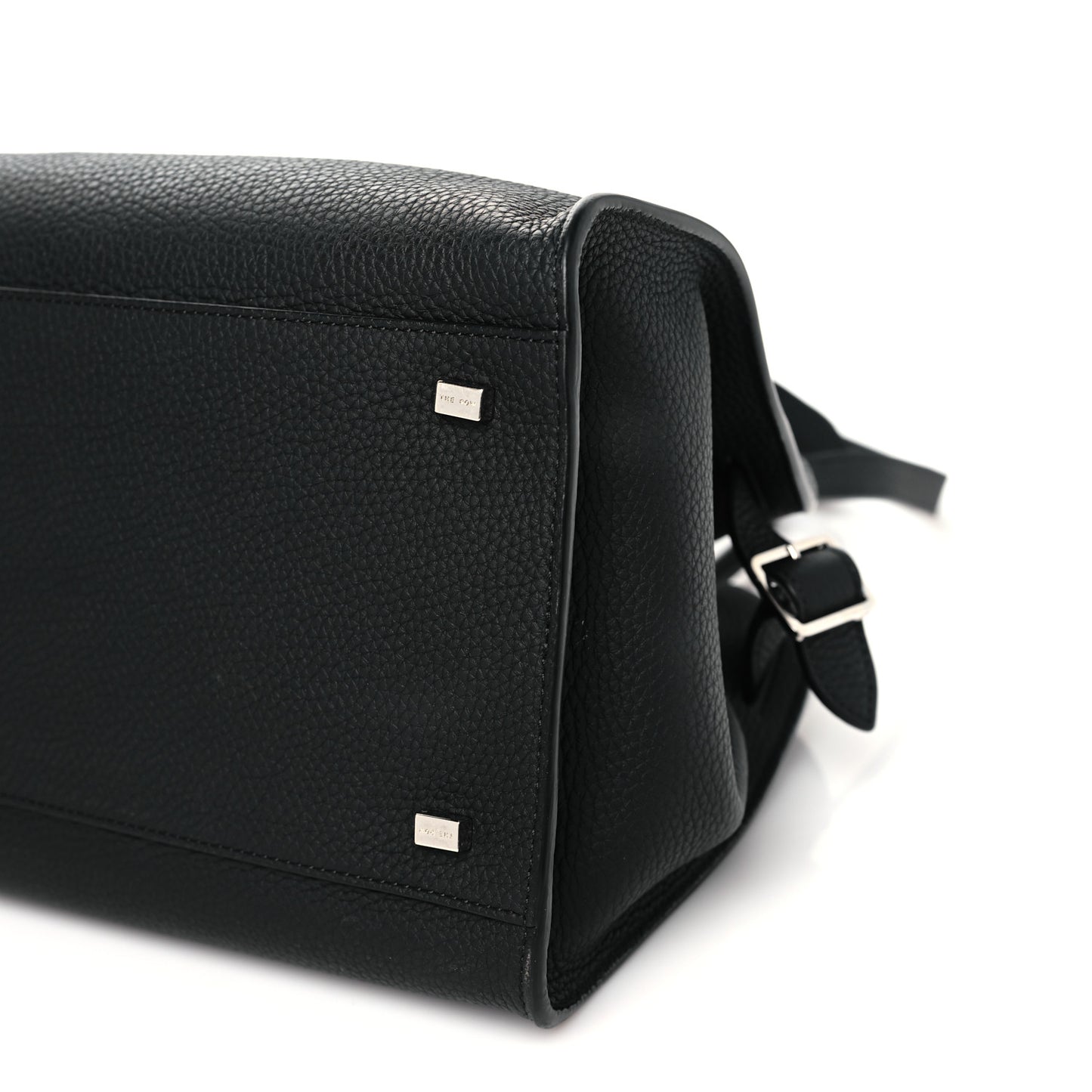 Matte Grained Calfskin Soft Margaux 12 Black