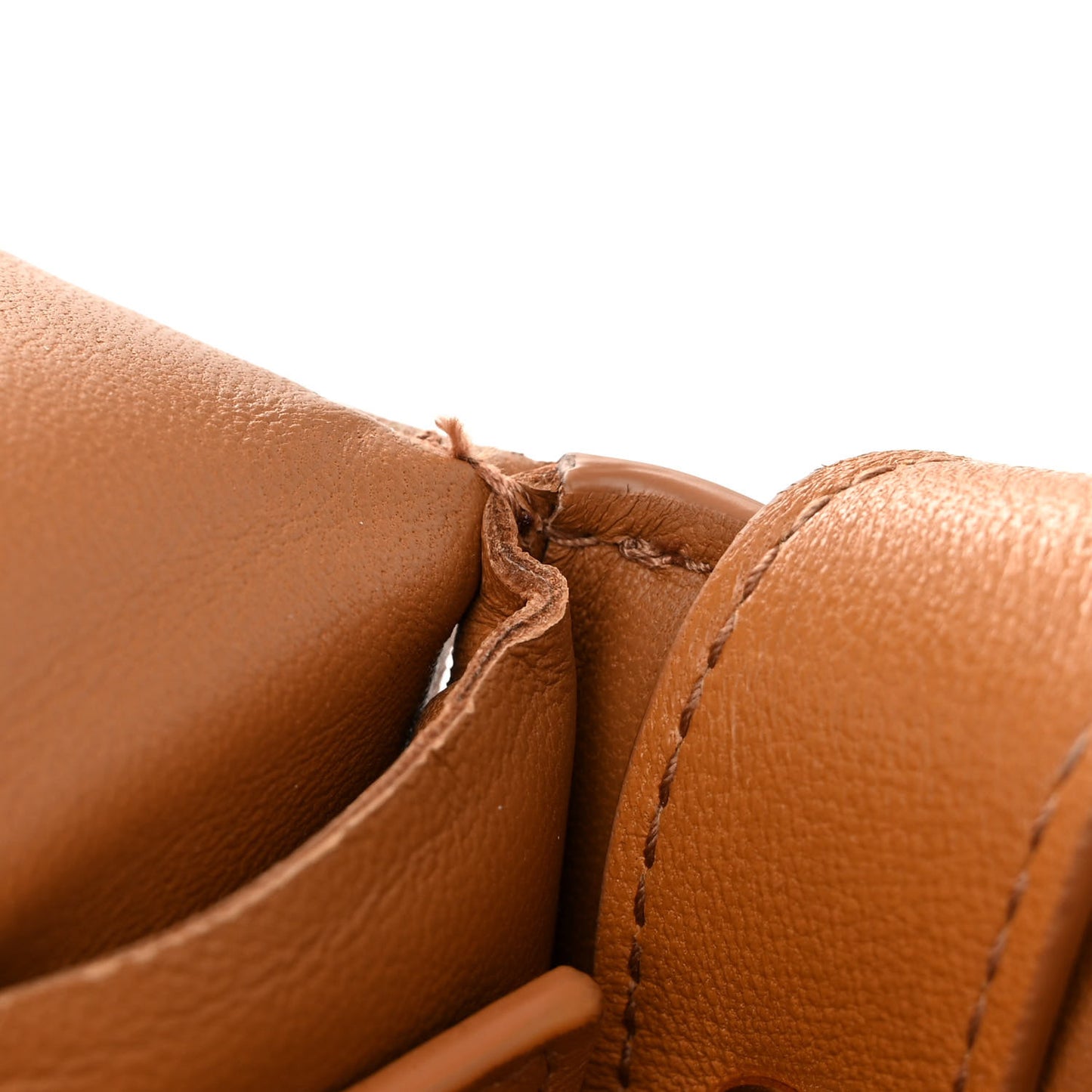 Nappa Maxi Intreccio Padded Cassette Crossbody Bag Caramel