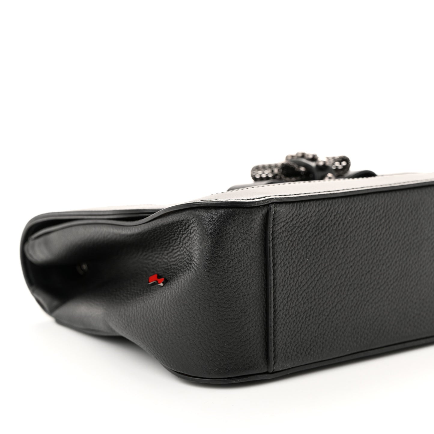 Calfskin Small Sweet Charity NV Shoulder Bag Black