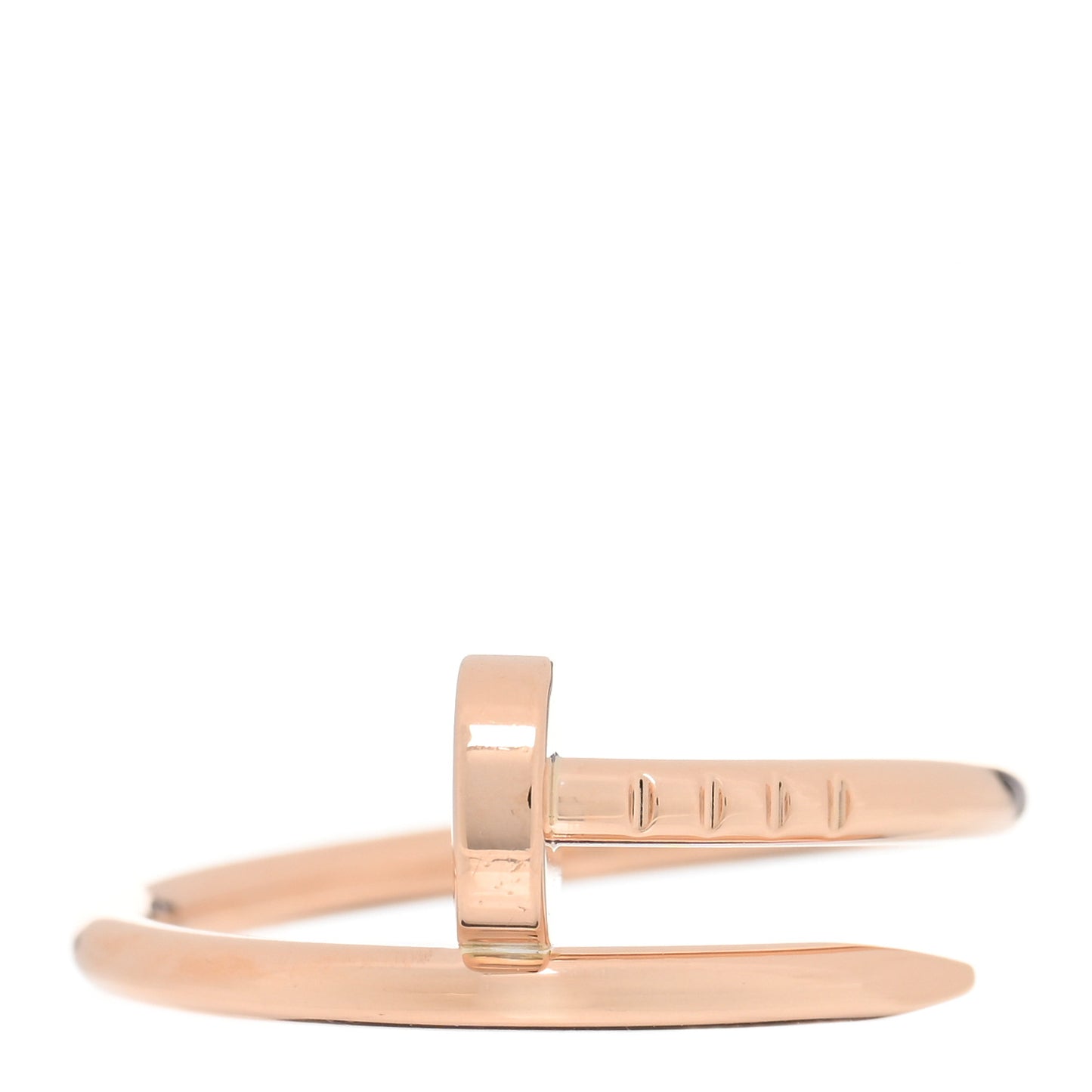 18K Pink Gold Small Juste Un Clou Ring 50 5.25