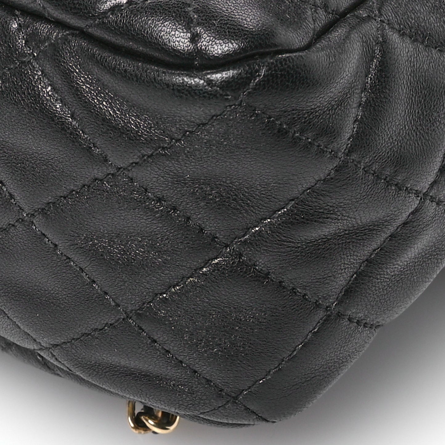 Lambskin Quilted Large In Seoul Backpack Black
