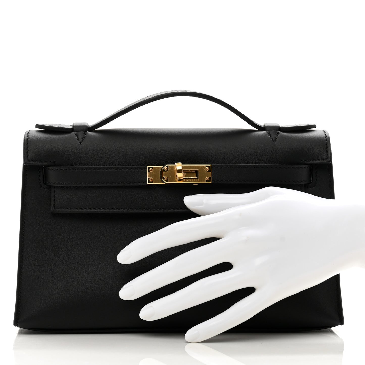 Swift Kelly Pochette Clutch Black