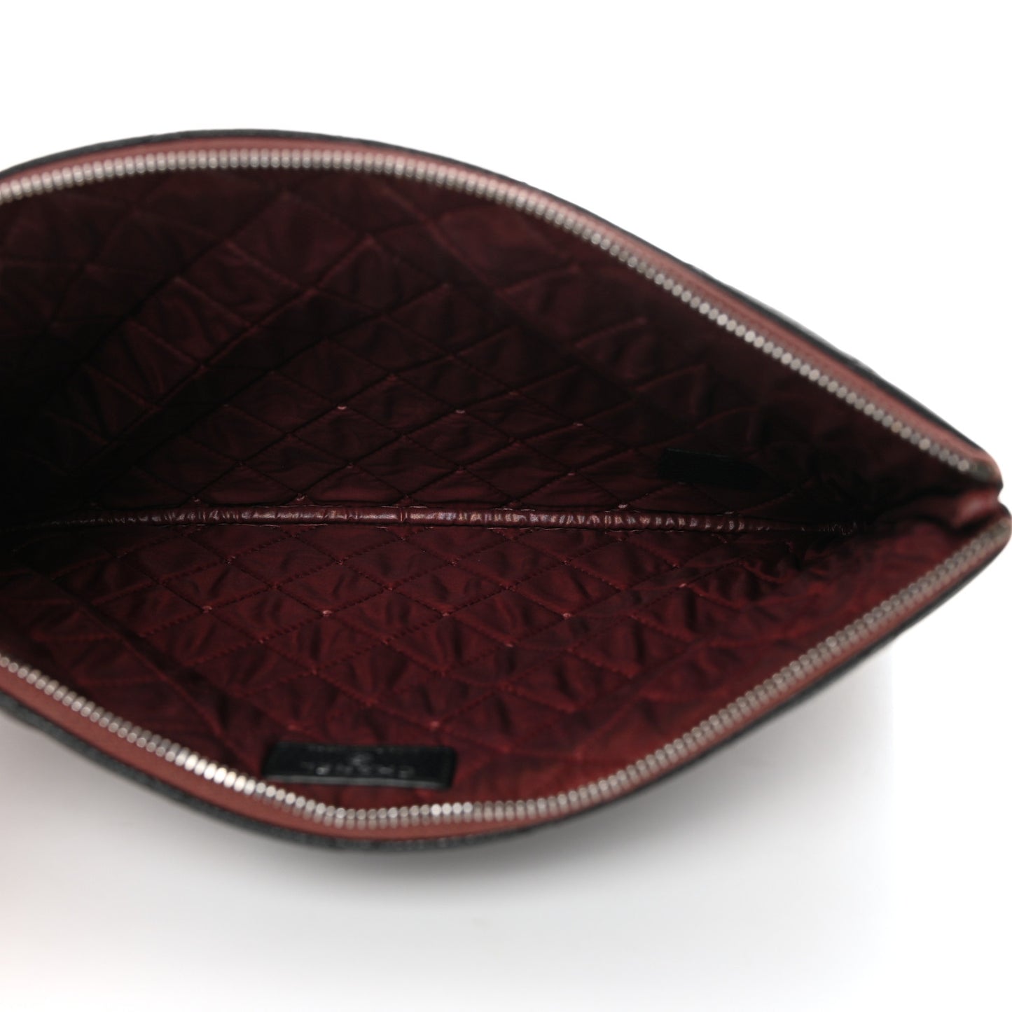 Caviar Quilted Medium Cosmetic Case Black