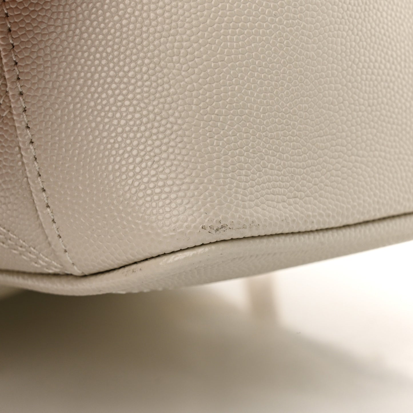 Grain de Poudre Quilted 80's Vanity Bag Crema Soft