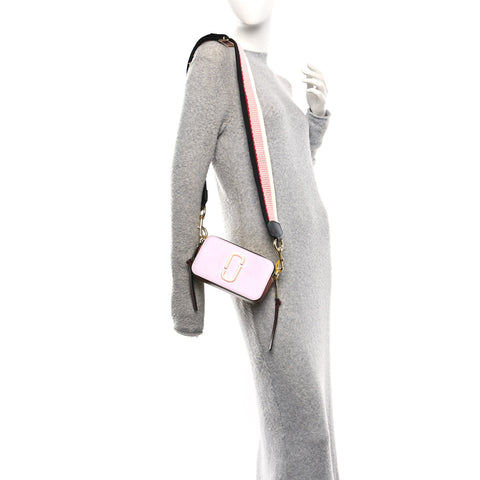 Saffiano Small Snapshot Camera Bag Blush Multicolor