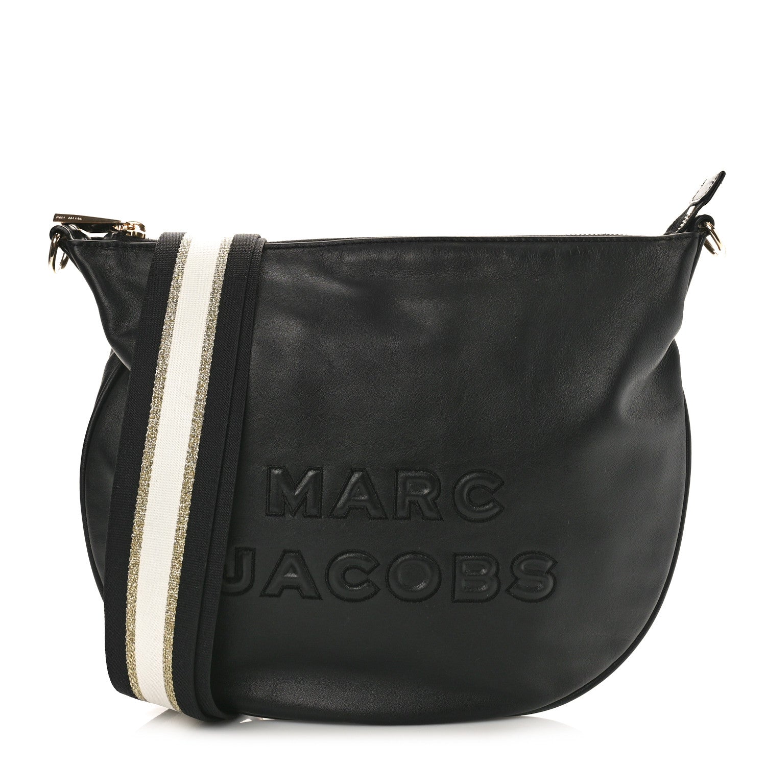 Marc Jacobs Calfskin Mini The Flash Hobo Crossbody Black 1 of 8