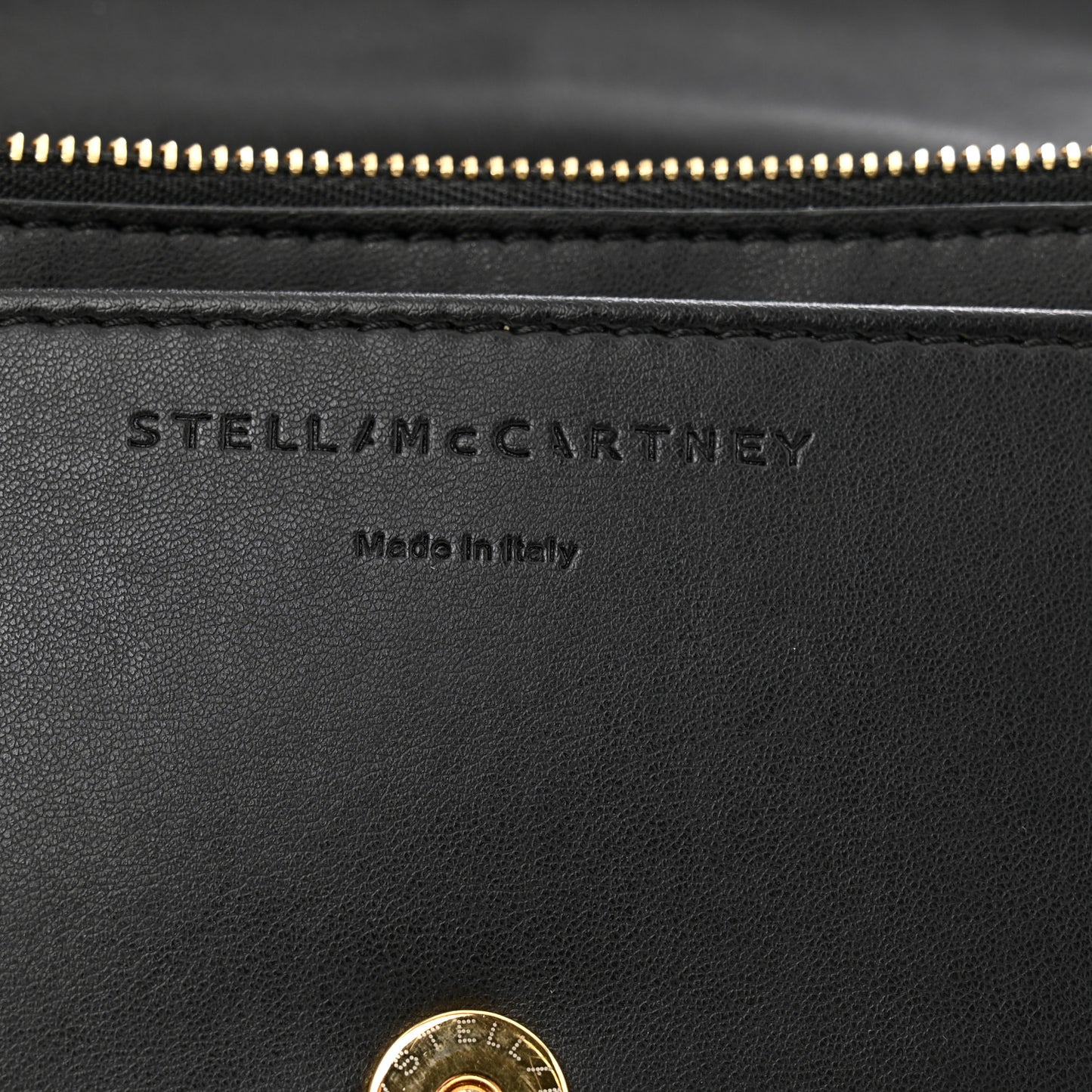 Eco Alter Nappa Perforated Logo Mini Crossbody Bag Black