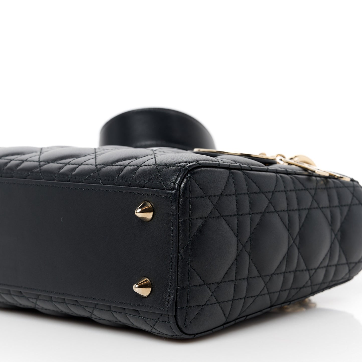 Lambskin Cannage Small My ABCDior Lady Dior Black