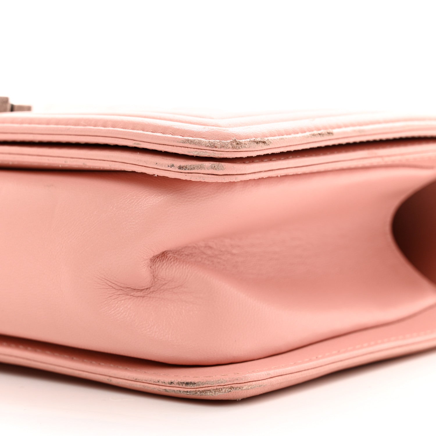 Chanel Calfskin Quilted Medium Boy Flap Light Pink 10 of 11