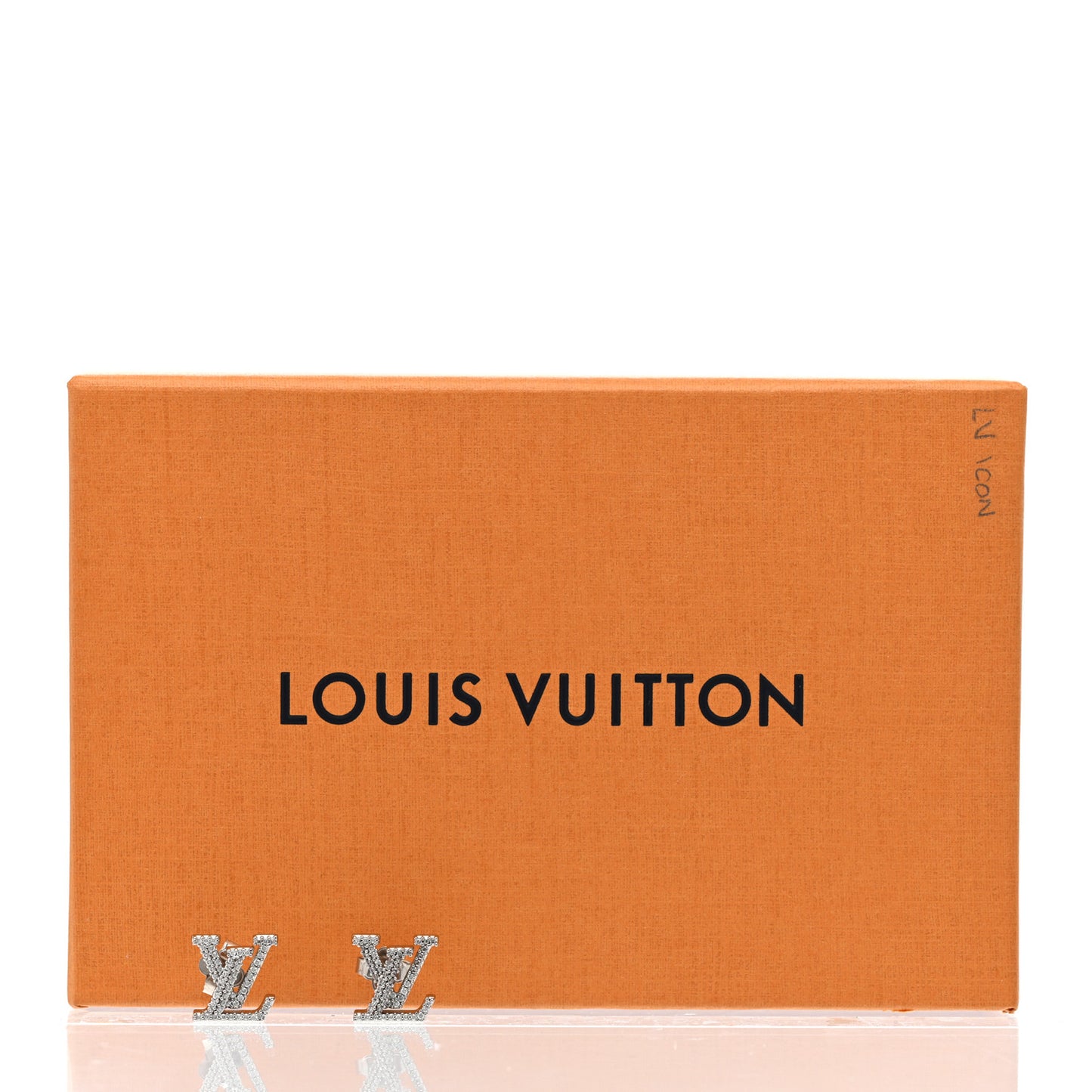 Crystal LV Iconic Earrings Silver