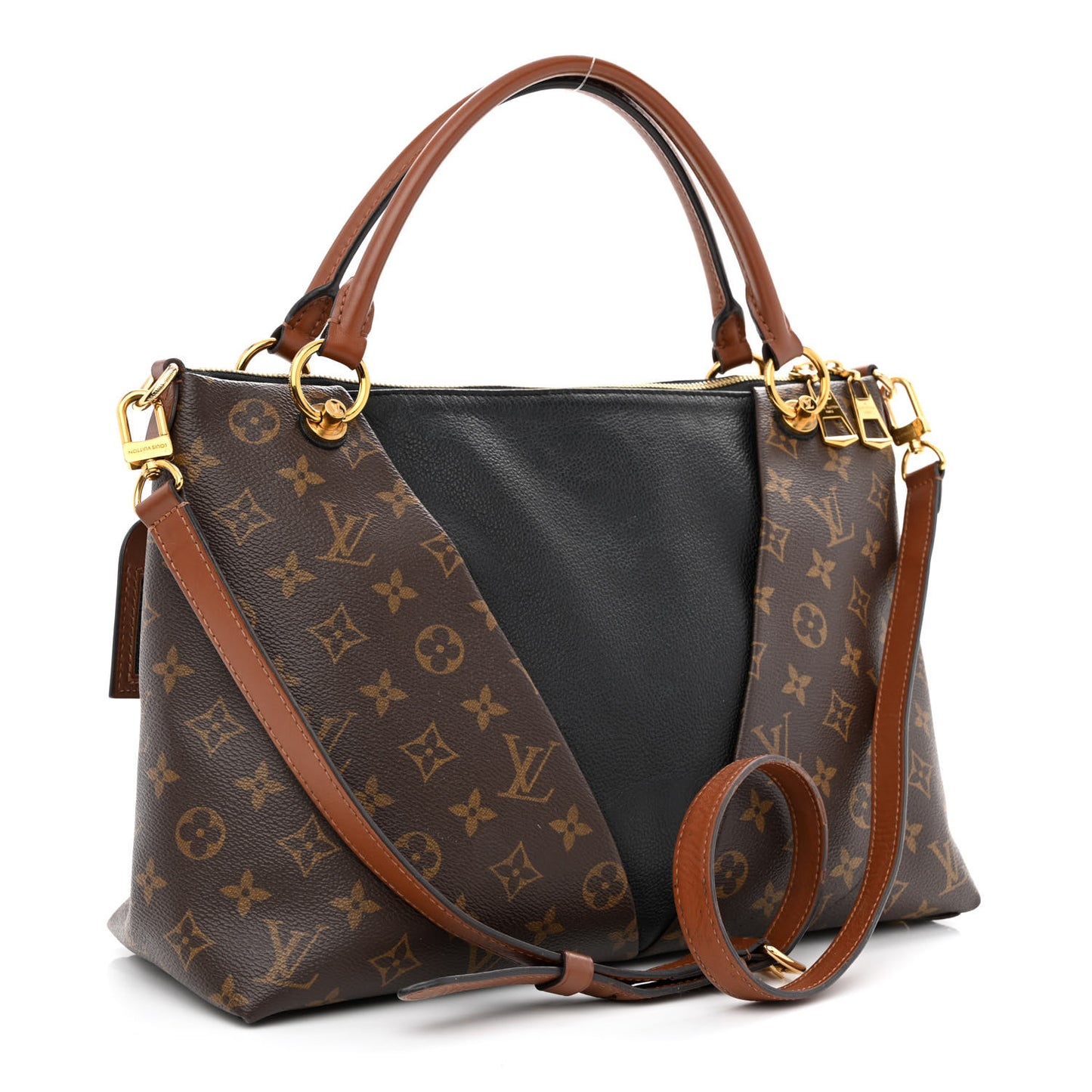 Monogram V Tote MM Black
