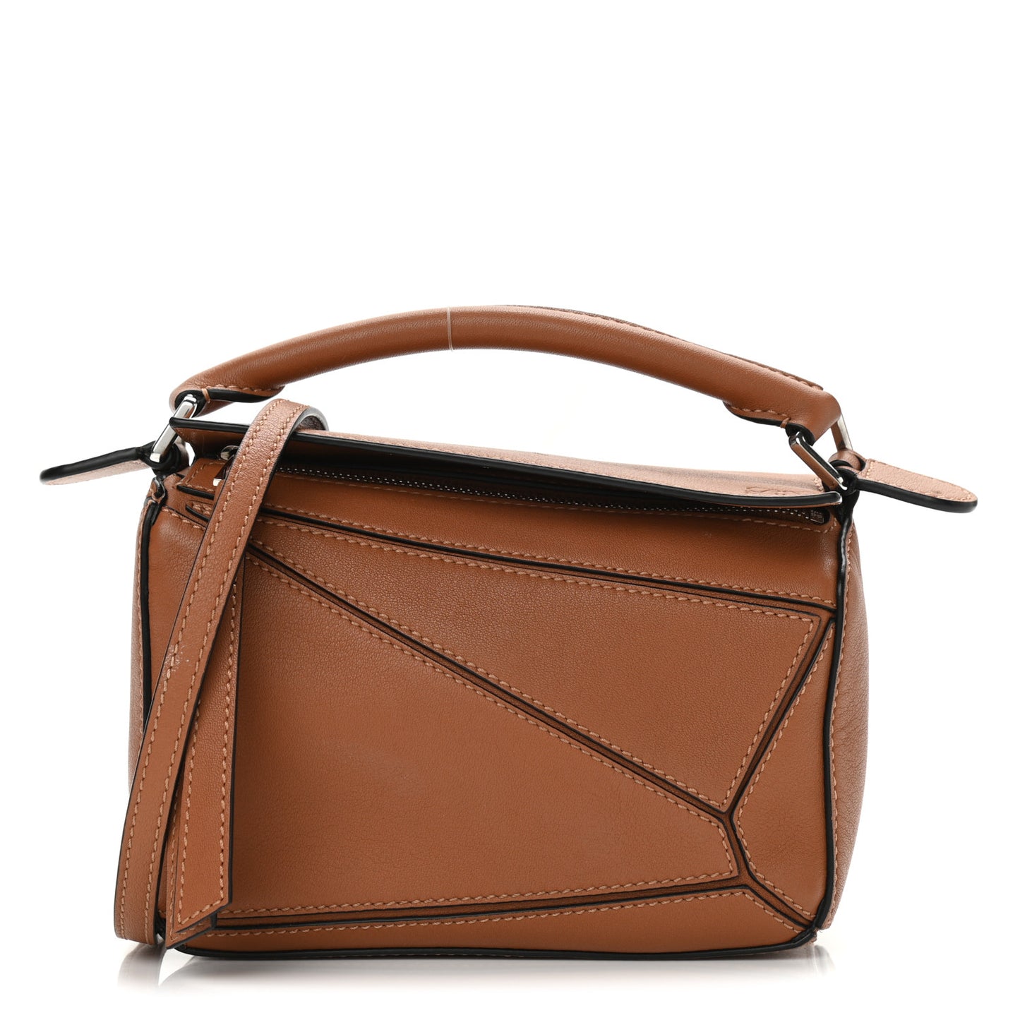 Calfskin Mini Puzzle Bag Tan