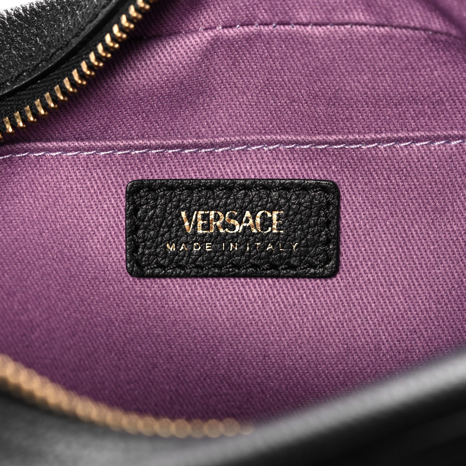 Versace Grained Calfskin Medusa Camera Bag Black 6 of 12